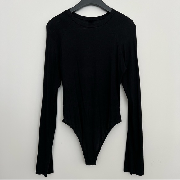ONLY HEARTS Long Sleeve Black Thong Bodysuit - Picture 6 of 9